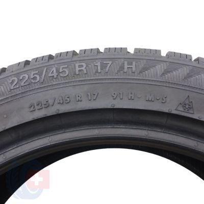 6. 4 x GISLAVED 225/45 R17 91H Euro Frost 6 Zima 2020 8mm Jak Nowe