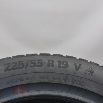 6. Opony 225/55 R19 2x CONTINENTAL 99V WinterContact TS 870 P Zimowe 2022 