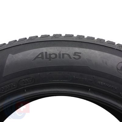 5. 2 x MICHELIN 205/60 R16 92T Alpin 5 Zima 2017 6,8mm