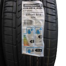 2. 4 x BRIDGESTONE 225/45 R19 92W Dueler H/P Sport Lato 2019 Jak Nowe