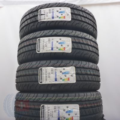 Opony 195/60 R16C 4x CONTINENTAL 99/97H ContiVanContact 100 Letnie 2022/23 Jak Nowe