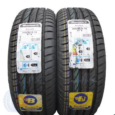 Opony 205/60 R15 2x BARUM 91V Bravuris 2 Letnie 2019 Jak Nowe