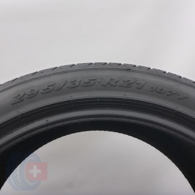 4. Opony 295/35 R21 2x PIRELLI 107Y XL N1 PZero letnie 2018 6,8mm