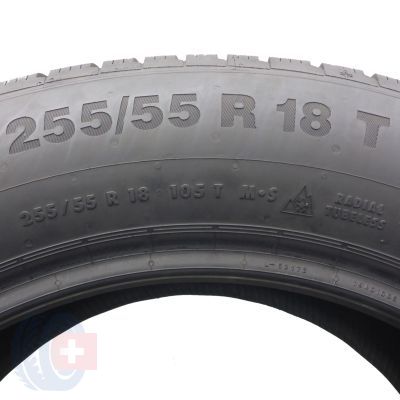 6. Opony 255/55 R18 2x CONTINENTAL 105T WinterContact TS 850 P SEAL Zimowe 2022 7,5-7mm