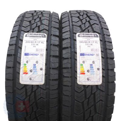 4. Opony 245/65 R17 4x CONTINENTAL 111H XL CrossContact ATR letnie M+S 2021 Jak Nowe