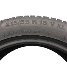 6. 4 x CONTINENTAL 215/55 R18 99V XL WinterContact TS850P Zima 6,5-7,2mm