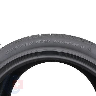 4. 2 x PIRELLI 275/40 R19 105W XL Sottozero Winter 270 Serie II Zima 2014 7,2mm