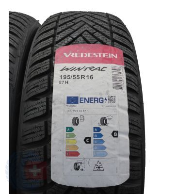3. Opony 195/55 R16 2x VREDESTEIN 87H Wintrac Zimowe 2022 Jak Nowe