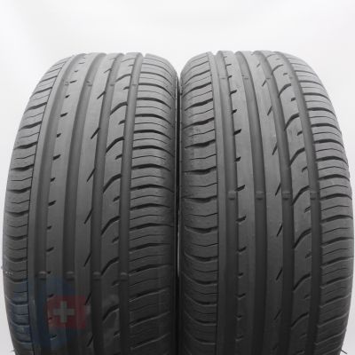 Opony 235/55 R17 2x CONTINENTAL 99W ContiPremiumContact 2 Letnie 2022 Jak Nowe 8,5mm