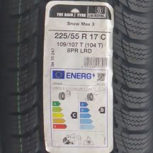 2. Opony 225/55 R17C 4x UNIROYAL 109/107T SnowMax 3 Zimowe 2022 Nieużywane 