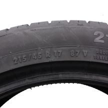 4. 2 x CONTINENTAL 215/45 R17 87V ContiEcoContact 5 Lato 2017 6,5mm