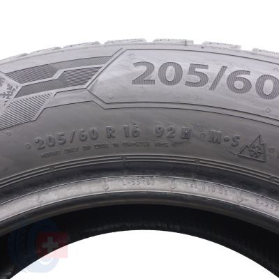 5. Opony 205/60 R16 2x BARUM 92H Polaris 5 zimowe 7,5-8mm 2021 Jak Nowe