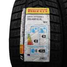 3. 4 x PIRELLI 205/40 R18 86V XL Sottozero 3 Winter 2018/19 Zima Jak Nowe