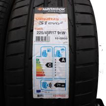 2. 2 x HANKOOK 225/45 R17 91W Ventus S1 evo 2 K117B BMW RunFlat Lato 2020 Jak Nowe Nieużywane