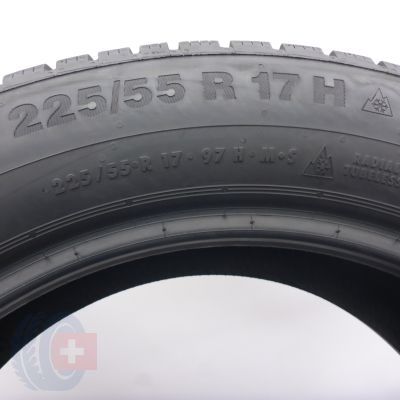 5. Opony 225/55 R17 2x CONTINENTAL 97H WinterContact TS850P BMW MO Zimowe 2021 7,2-7,4mm