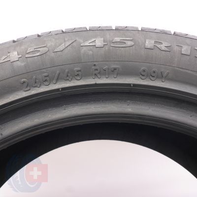 7. Opony 245/45 R17 2x PIRELLI 99Y XL Cinturato P7 M0  Letnie 2017 6-5,5mm
