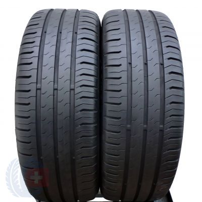 3. 4 x CONTINENTAL 185/55 R15 82H ContiEcoContact 5 Lato DOT16 6-6,8mm