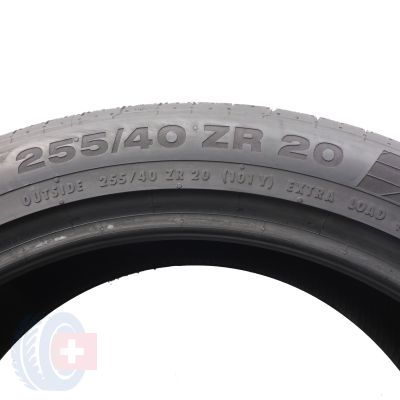 6. Opony 255/40 ZR20 2x CONTINENTAL 101Y XL N0 ContiSportContact 5 Letnie 2020 6.2mm