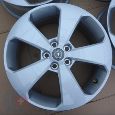 5. 4 x Alufelgi 17 Opel 5x105 7J Et38 Original czujniki Mokka Mokka-X Astra-J Jak Nowe