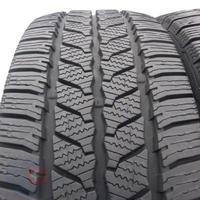 4. Opony 225/65 R16C 2x CONTINENTAL 112/110R VanContact Winter Zimowe 2023 Jak Nowe 9mm