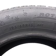 6. 4 x DUNLOP 195/60 R15 88T Winter Response-2 Zima 2017 Jak Nowe Nieużywane