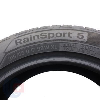 6. Opony 215/55 R17 2x UNIROYAL 98W XL RainSport 5 Letnie 2024 Nieużywane 