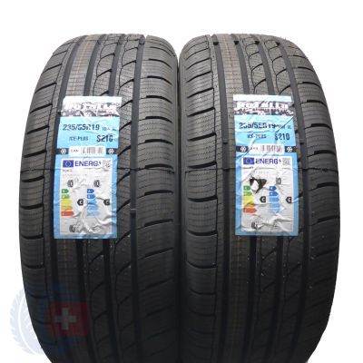 2 x ROTALLA 235/55 R19 105V XL Ice-Plus S210 Zima 2023 Jak Nowe