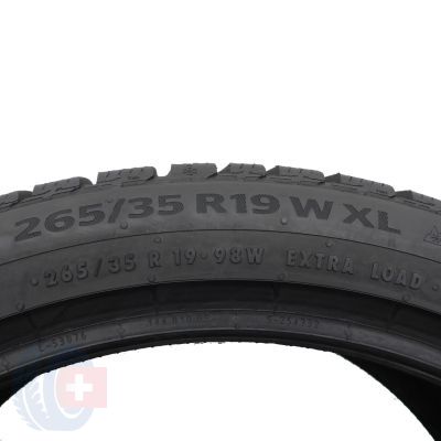 4. Opony 265/35 R19 2x CONTINENTAL 98W XL WinterContact TS860S Zimowe 2020 6,5-6,8mm