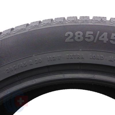 6. 4 x CONTINENTAL 285/45 R20 112V XL ContiWinterContact TS830P SUV Zima 6,8-7,2mm 2018