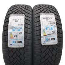 3. Opony 195/60 R15 4x CONTINENTAL 88T WinterContact TS 860 Zimowe 2018 Nieużuwane 