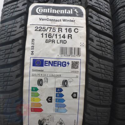 3. Opony 225/75 R16C 4x CONTINENTAL 116/114R VanContact Winter Zimowe 2022 Nieużywane 3. Opony 225/75 R16C 4x CONTINENTAL 116/114R VanContact Winter Zimowe 2022 Nieużywane