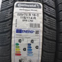 3. Opony 225/75 R16C 4x CONTINENTAL 116/114R VanContact Winter Zimowe 2022 Nieużywane 3. Opony 225/75 R16C 4x CONTINENTAL 116/114R VanContact Winter Zimowe 2022 Nieużywane