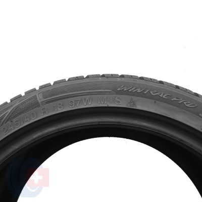 6. 4 x VREDESTEIN 245/40 R18 97W XL Wintrac Pro Zima 2018, 2022 6,5-7,8mm