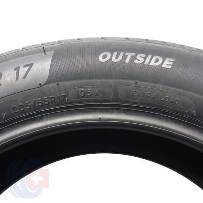 4. 2 x MICHELIN 205/55 R17 95W XL BMW Primacy 4 Lato 2021 Jak Nowe Nieużywane