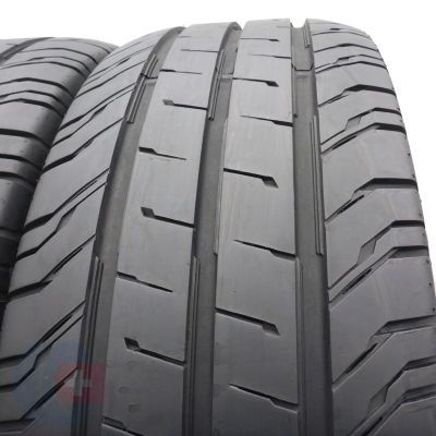 3. Opony 235/65 R16C 2x CONTINENTAL 115/113R ContiVanContact 200 Letnie 2020 Jak Nowe 8,2mm