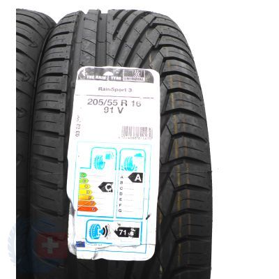 3. Opony 205/55 R16 2x UNIROYAL 91V Rain Sport 3 Letnia 2019 Jak Nowe