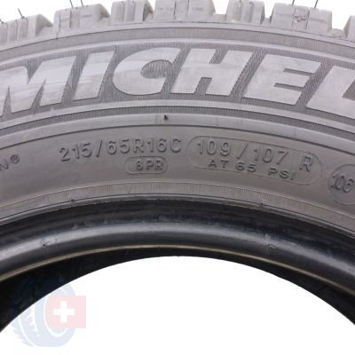 7. 4 x MICHELIN 215/65 R16C 109/107R Agilis Alpin Zima 2022, 2023 Jak Nowe 8,8-9mm