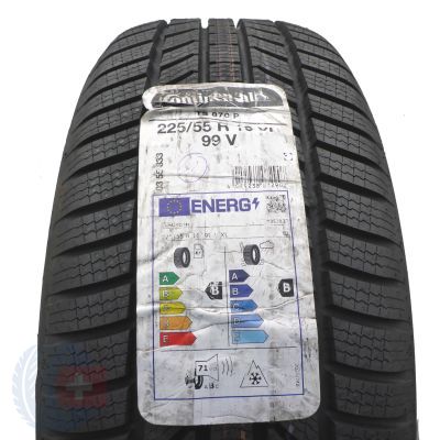 Opona 225/55 R16 1x CONTINENTAL 99V WinterContact TS 870 P Zimowa 2023 Jak Nowa