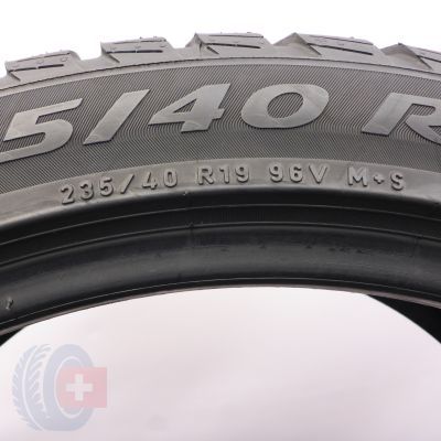 8. Opony 235/40 R19 4x PIRELLI 96V XL Winter Sottozero 3 Zimowe 2020 6-6,2mm