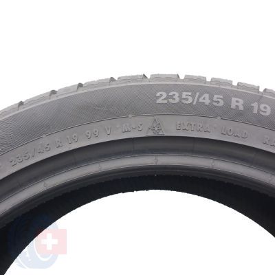 4. Opona 235/45 R19 1x CONTINENTAL 99V XL ContiWinterContact TS 830 P M0 Zimowa 2022 7mm 