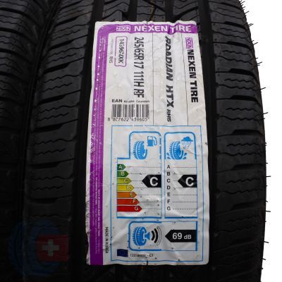 2. Opony 245/65 R17 4x NEXEN 111H XL Roadian HTX RH5 SUV letnie M+S 2017 Jak Nowe