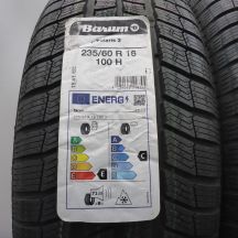 3. Opony 235/60 R16 2x BARUM 100H Polaris 3 Zimowe 2021 Nieużywane 3. Opony 235/60 R16 2x BARUM 100H Polaris 3 Zimowe 2021 Nieużywane