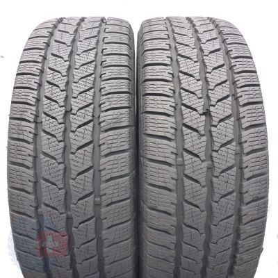 Opony 225/65 R16C 2x CONTINENTAL 112/110R VanContactWinter Zimowe 2023 10mm JAK NOWE 