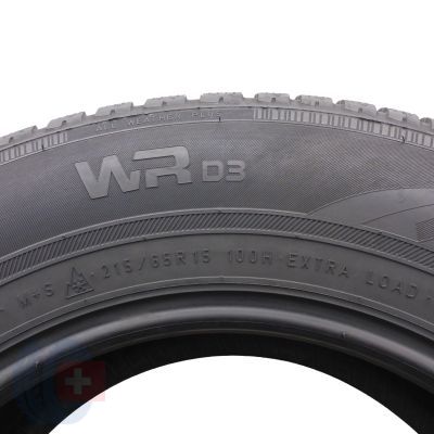 5. 2 x NOKIAN 215/65 R15 100H XL WR D3 Zima 2014 