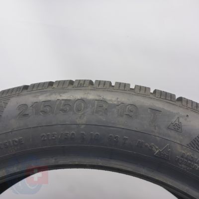 6. Opony 215/50 R19 2x CONTINENTAL 93T WinterContact TS 850 P SEAL Zimowe  2022 