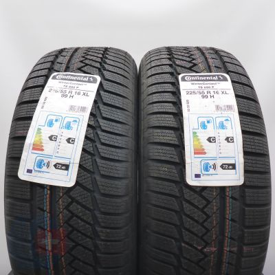 Opony 225/55 R16 2x CONTINENTAL 99H XL WinterContact TS850P Zimowe 2021 Nieużywane Opony 225/55 R16 2x CONTINENTAL 99H XL WinterContact TS850P Zimowe 2021 Nieużywane