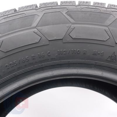 5. Opony 225/65 R16C 2x CONTINENTAL 112/110R VanContact Winter Zimowe 2023 Jak Nowe 9mm