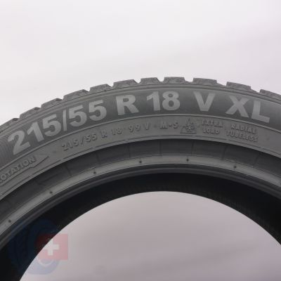 5. Opony 215/55 R18 2x SEMPERIT 99V XL Speed-Grip5 Zimowe 2021 Jak Nowe 8,5mm 
