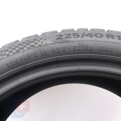 3. Opona 225/40 R18 1x CONTINENTAL 92V XL WinterContact TS860S RunFlat Zimowa 2022 Jak Nowa 8mm