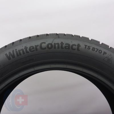 7. Opony 205/55 R17 2x CONTINENTAL 95V XL WinterContact TS870P Zimowe 2024 Jak Nowe 7,2mm